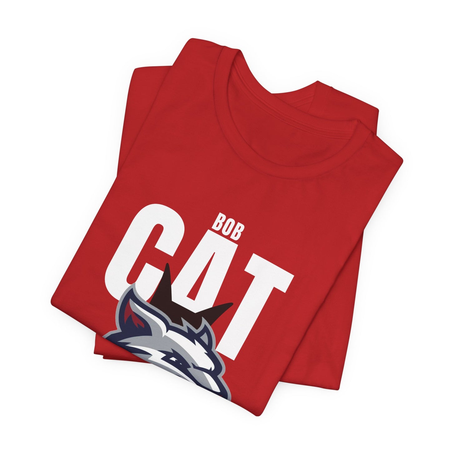 Bobcats Head Graphic Tee — Athletic Mascot T‑Shirt