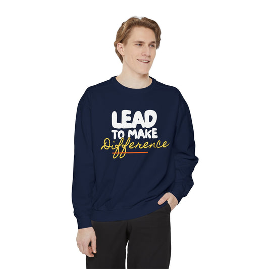 Difference Sweatshirt — Script Logo Pullover for Activism & Positive Vibes