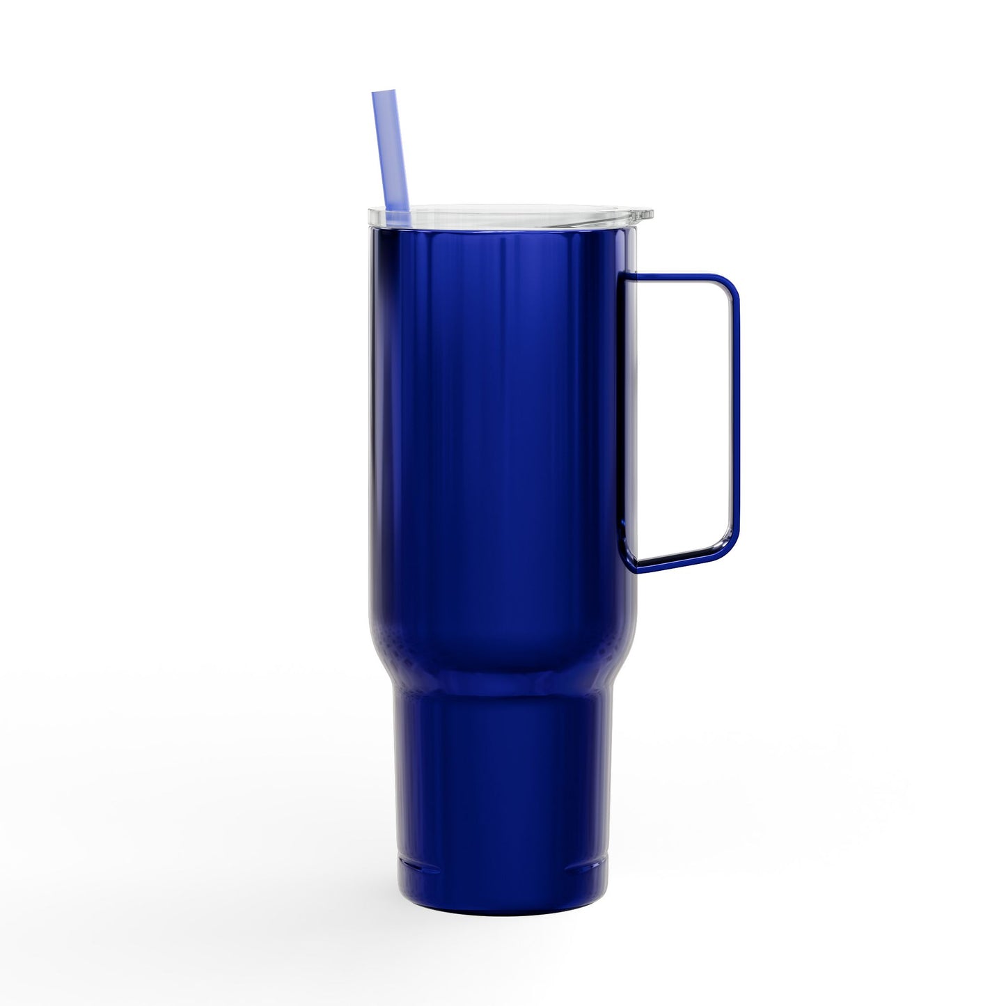 40oz Engraved Insulated Tumbler with Lid & Straw — Wildlife Cat Logo