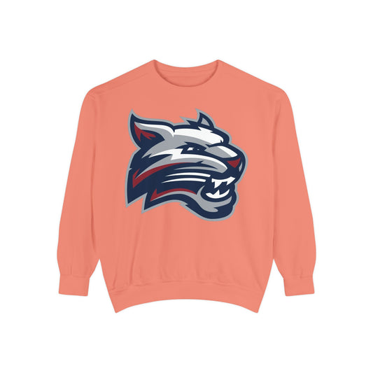 Bobcat Logo Sweatshirt — Retro Distressed Crewneck