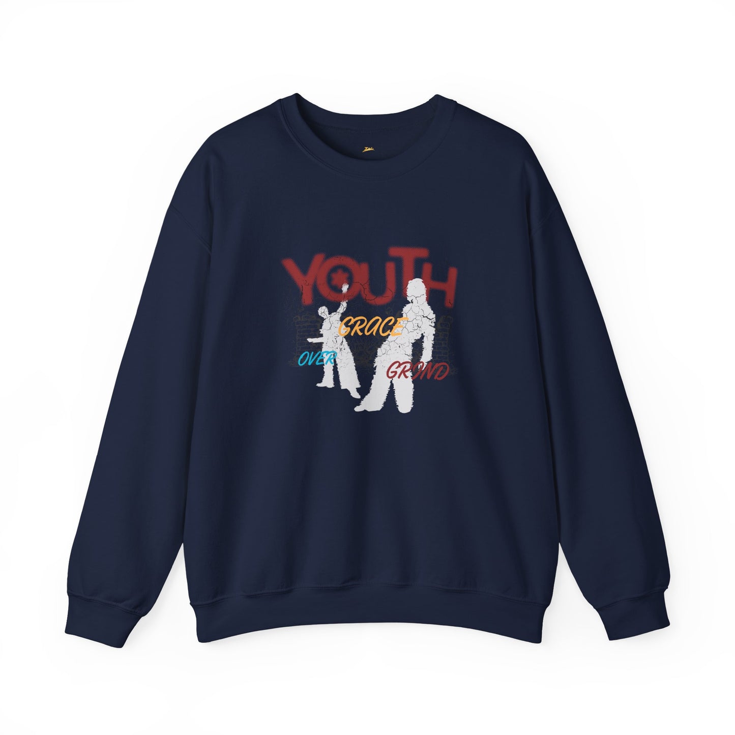 Youth Vibes Graphic Sweatshirt – 'Youth' Street Art Crewneck