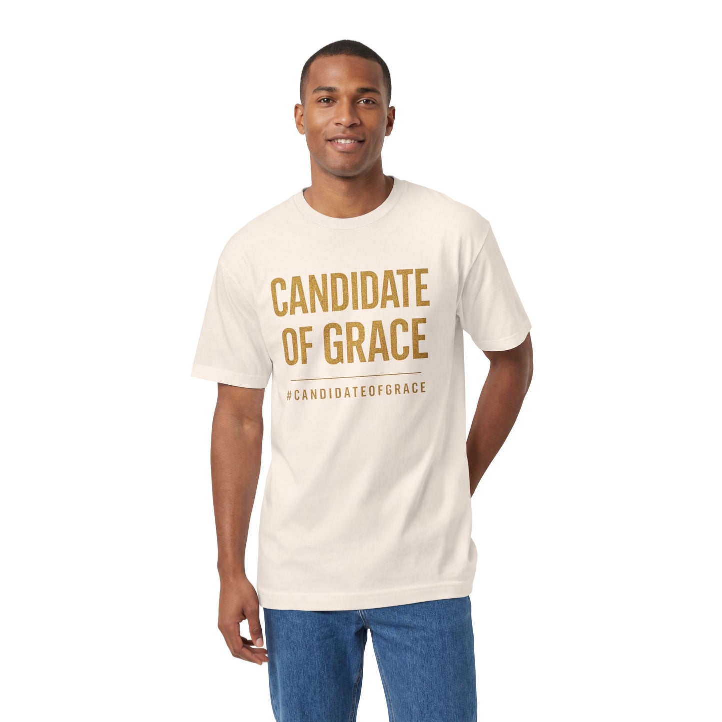 Candidate of Grace T-Shirt — Inspirational Faith Graphic Tee
