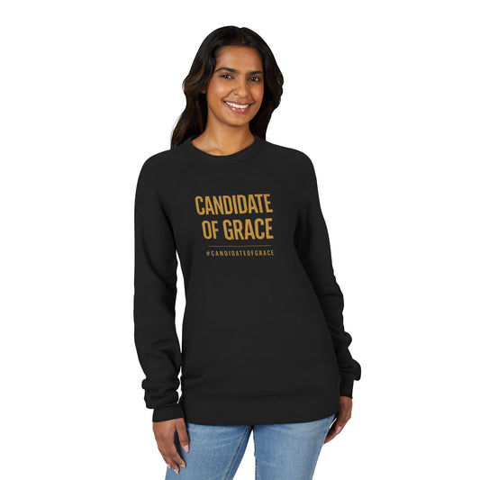 Candidate of Grace Sweatshirt — Inspirational Christian Motto Crewneck