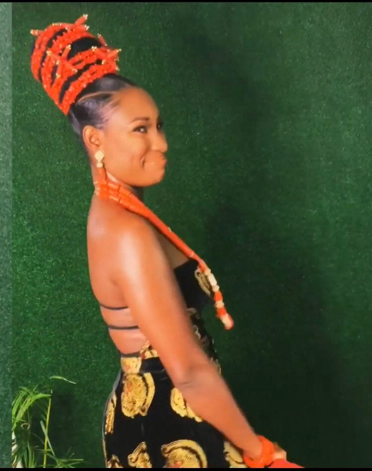 Ada Eze dress. Isiagu African Igbo Bride Outfit
