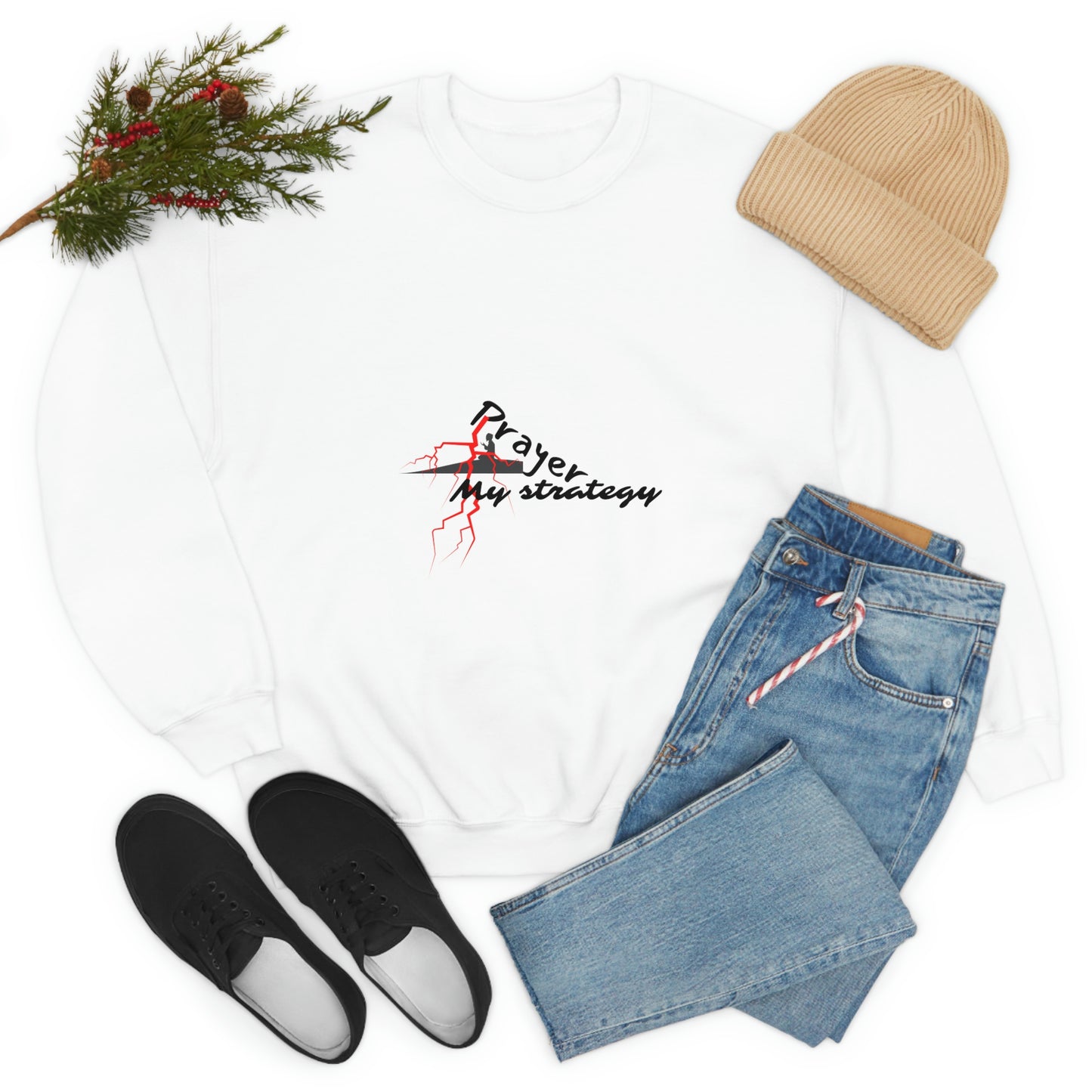 Prayer My Strategy Sweatshirt