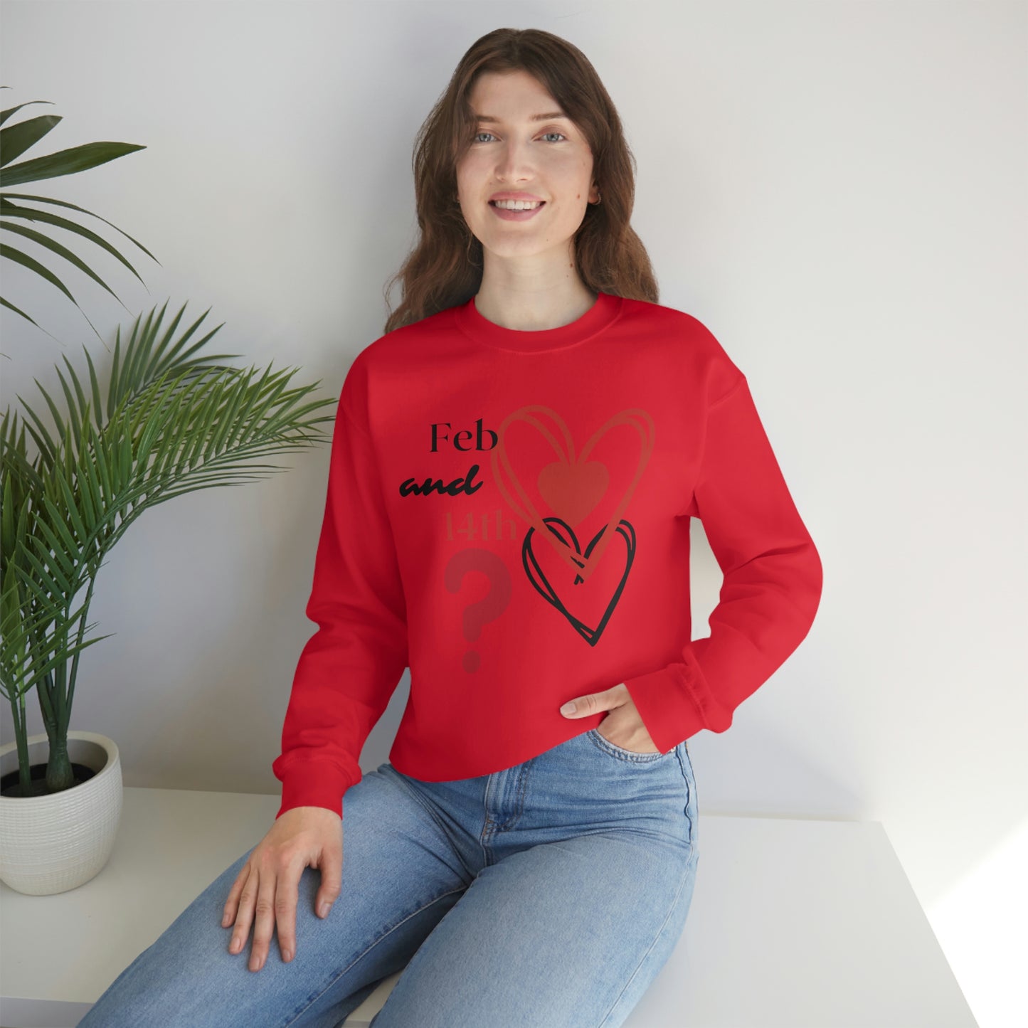 Val Feb 14th Crewneck Sweatshirt