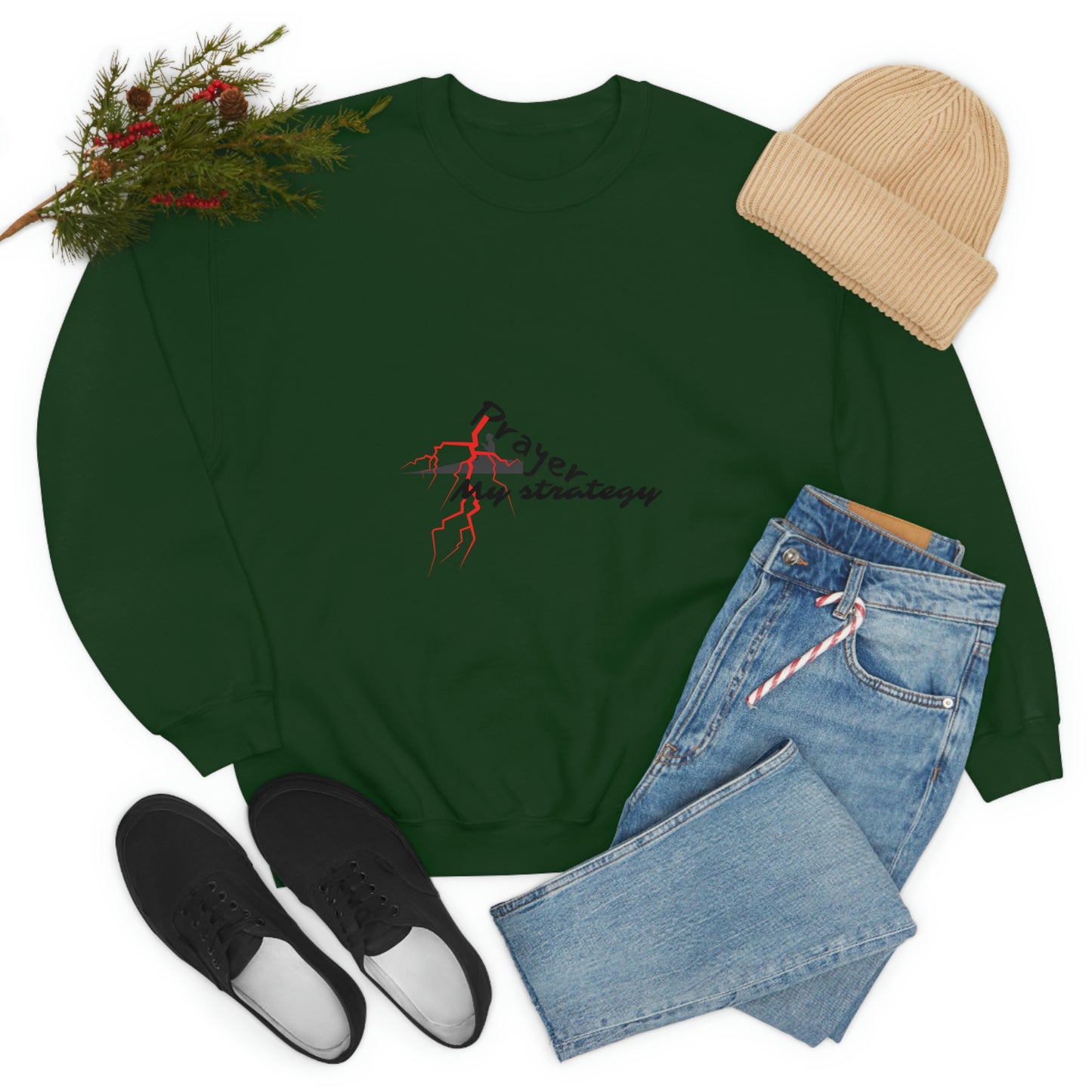 Prayer My Strategy Sweatshirt