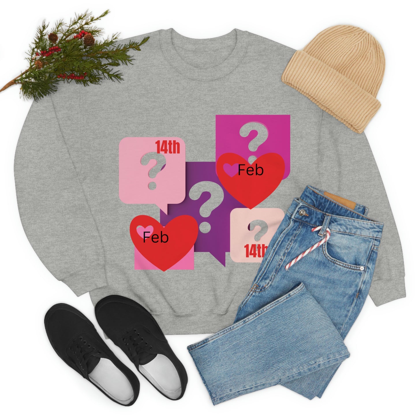 Val Heavy Blend Crewneck Sweatshirt