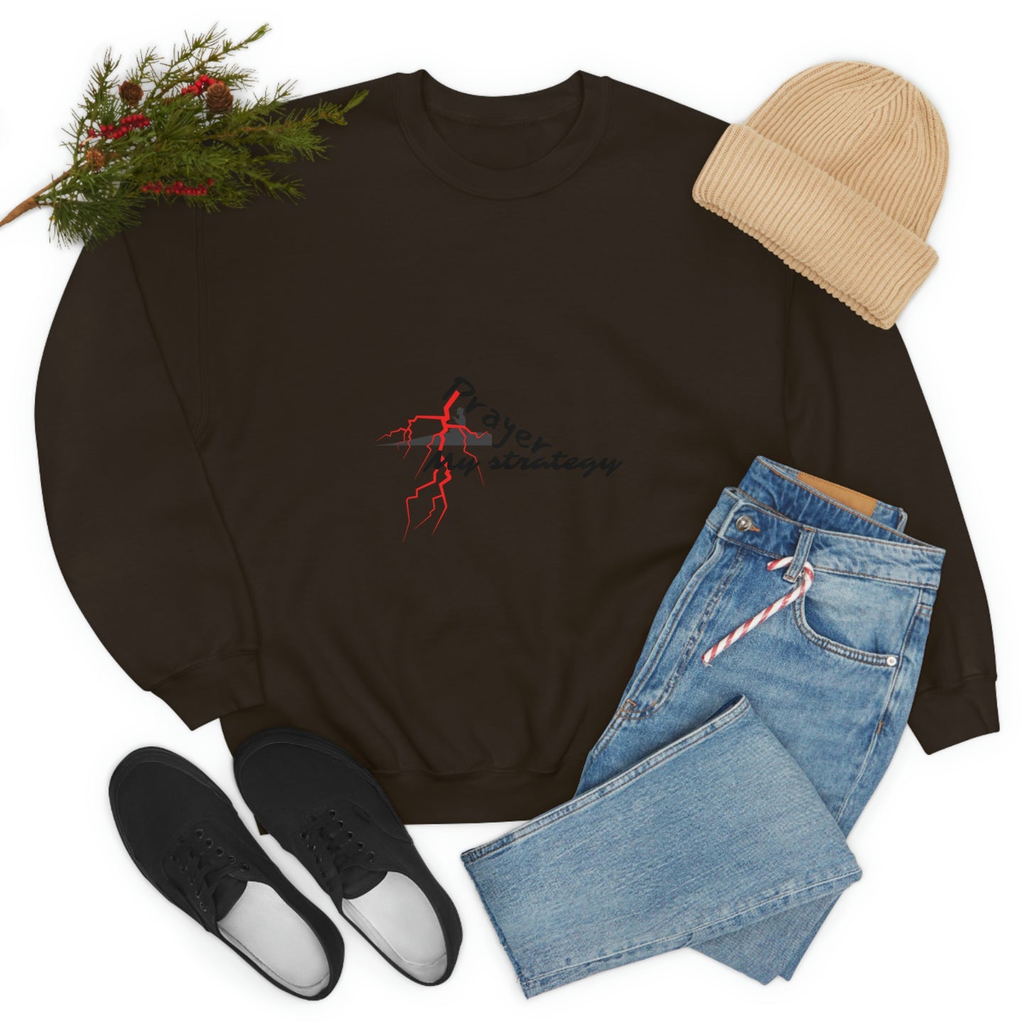 Prayer My Strategy Sweatshirt