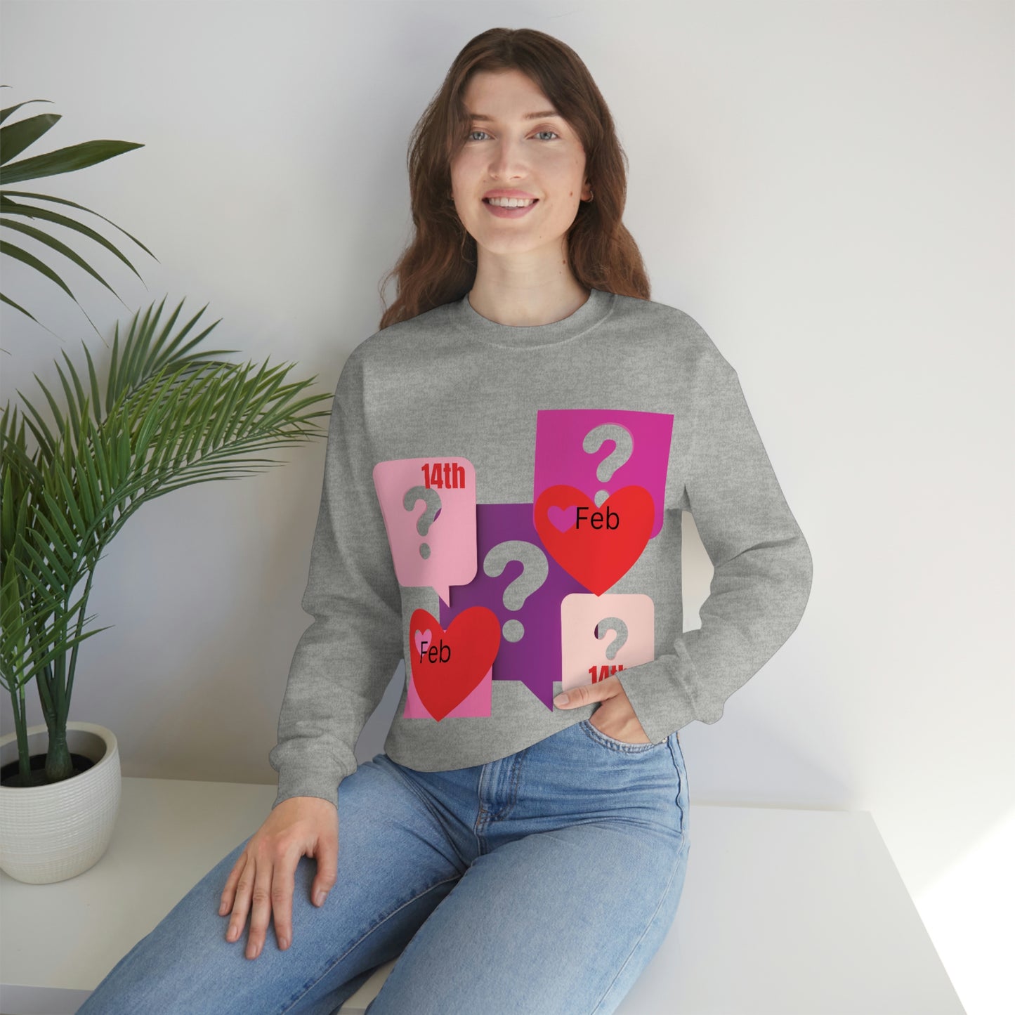 Val Heavy Blend Crewneck Sweatshirt