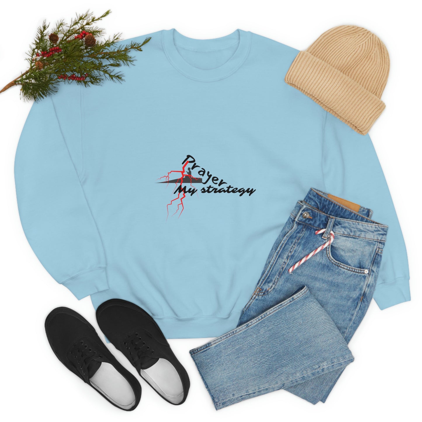 Prayer My Strategy Sweatshirt