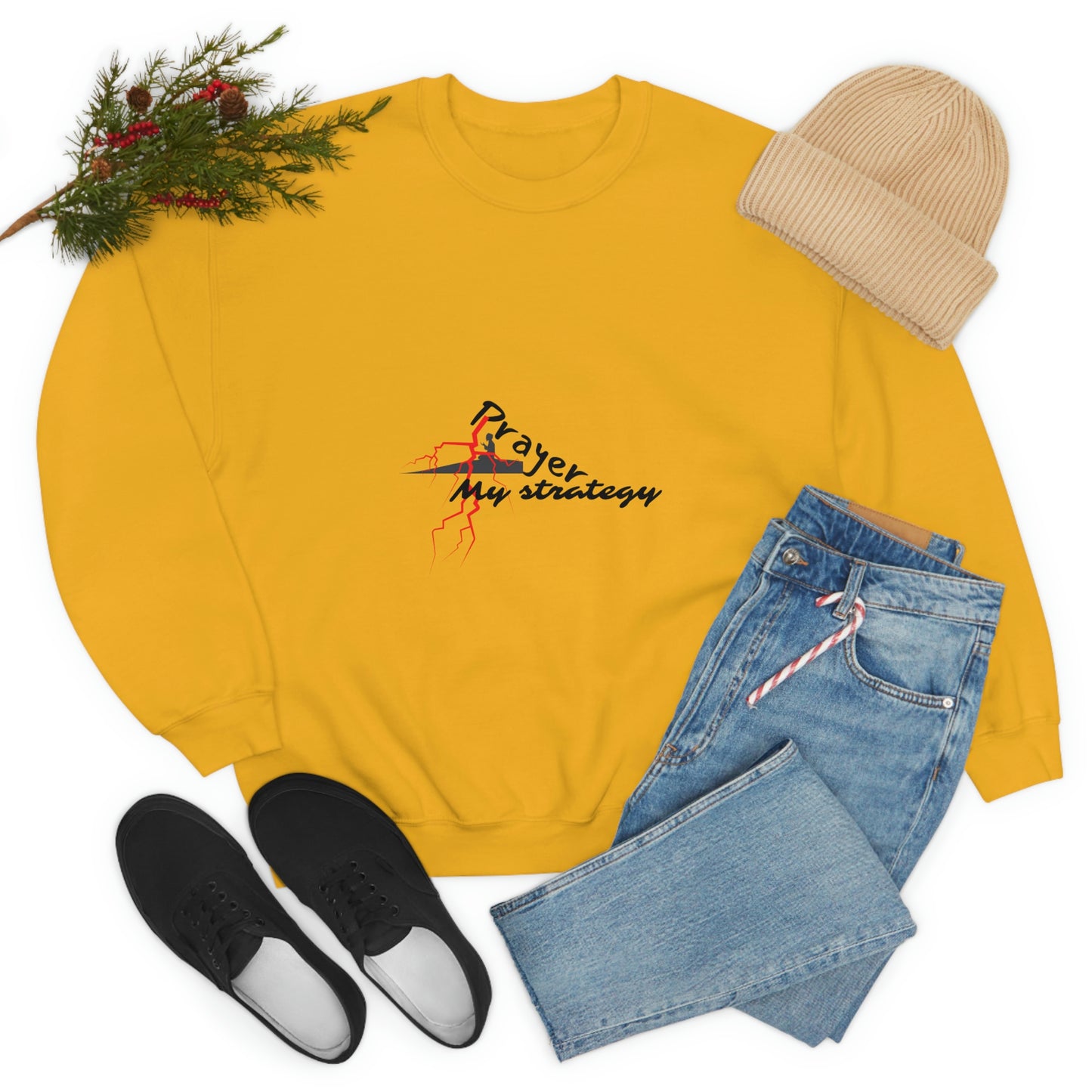 Prayer My Strategy Sweatshirt