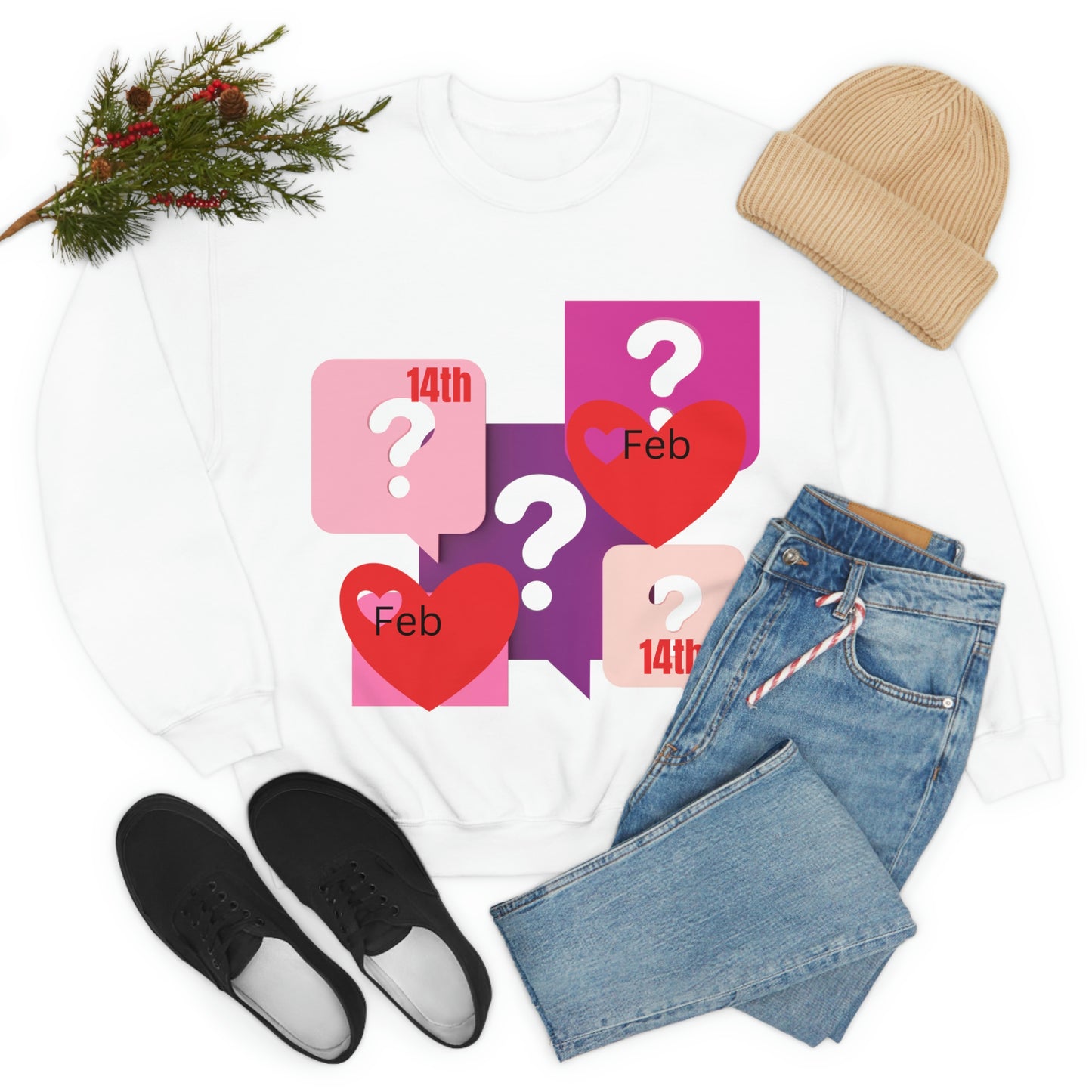 Val Heavy Blend Crewneck Sweatshirt