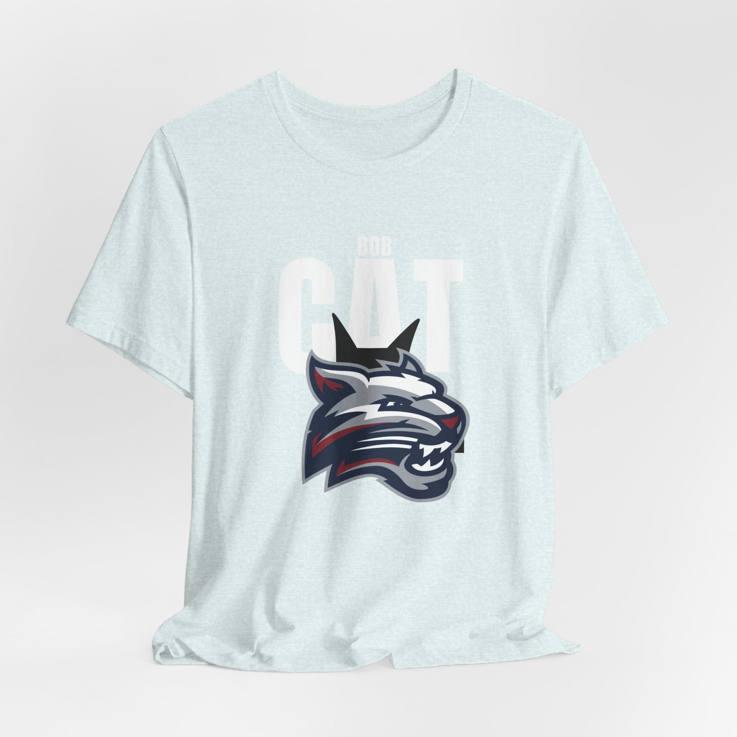 Bobcats Head Graphic Tee — Athletic Mascot T‑Shirt
