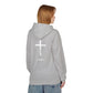 Retro Script "West Coast" White Hoodie — Vintage Stripe Graphic Pullover