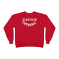 Crewneck Sweatshirt — "Certified by Experience" Minimal Graphic