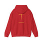 Hoodie — 'Without work is Dead' Gold Baroque Graphic Hooded Sweatshirt