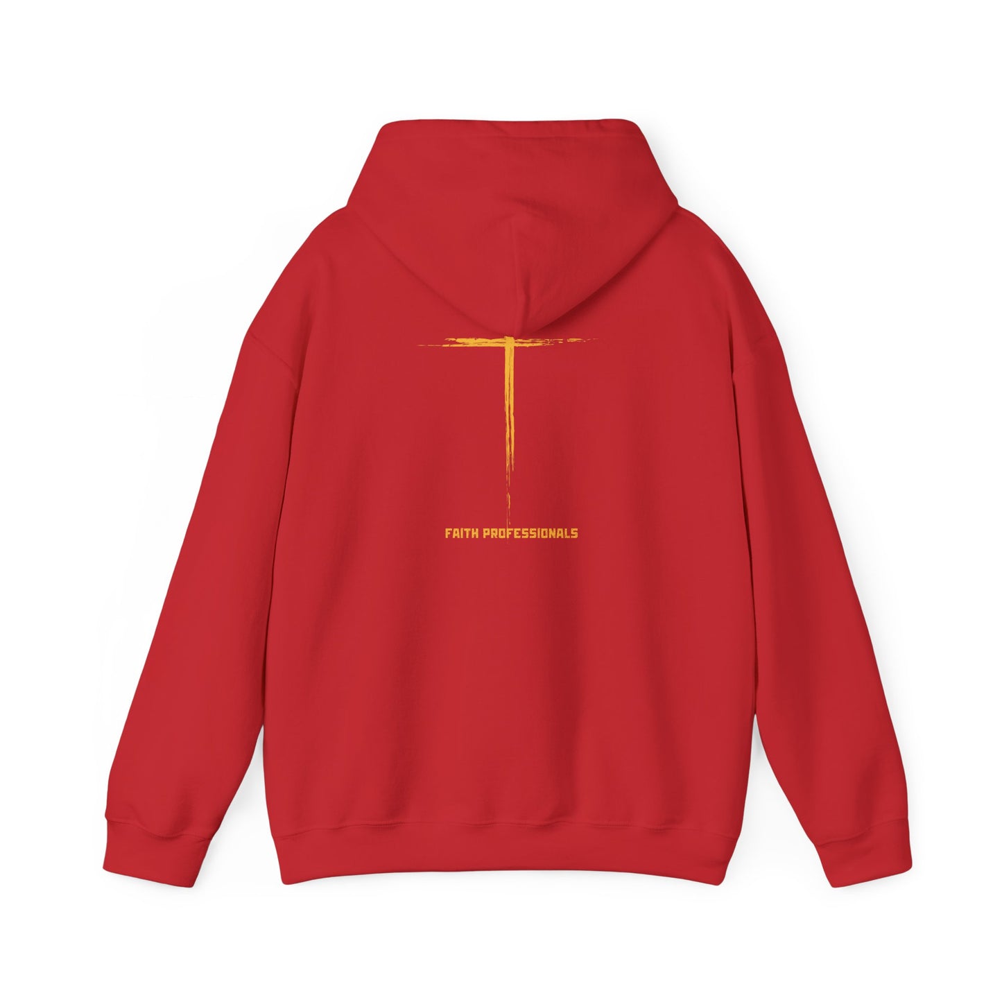 Hoodie — 'Without work is Dead' Gold Baroque Graphic Hooded Sweatshirt