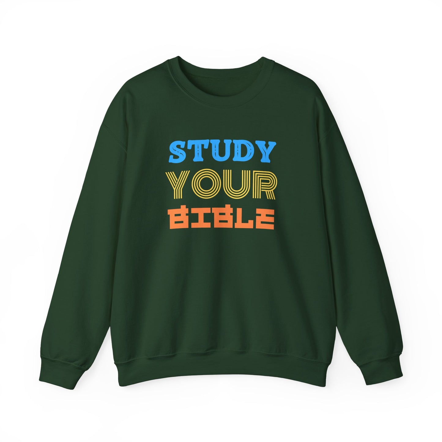 Crewneck Sweatshirt — "Skilled, Called, Empowered" Colorful Watercolor Design
