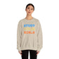Crewneck Sweatshirt — "Skilled, Called, Empowered" Colorful Watercolor Design