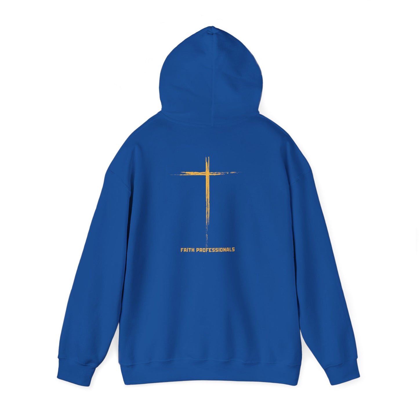Hoodie — 'Without work is Dead' Gold Baroque Graphic Hooded Sweatshirt