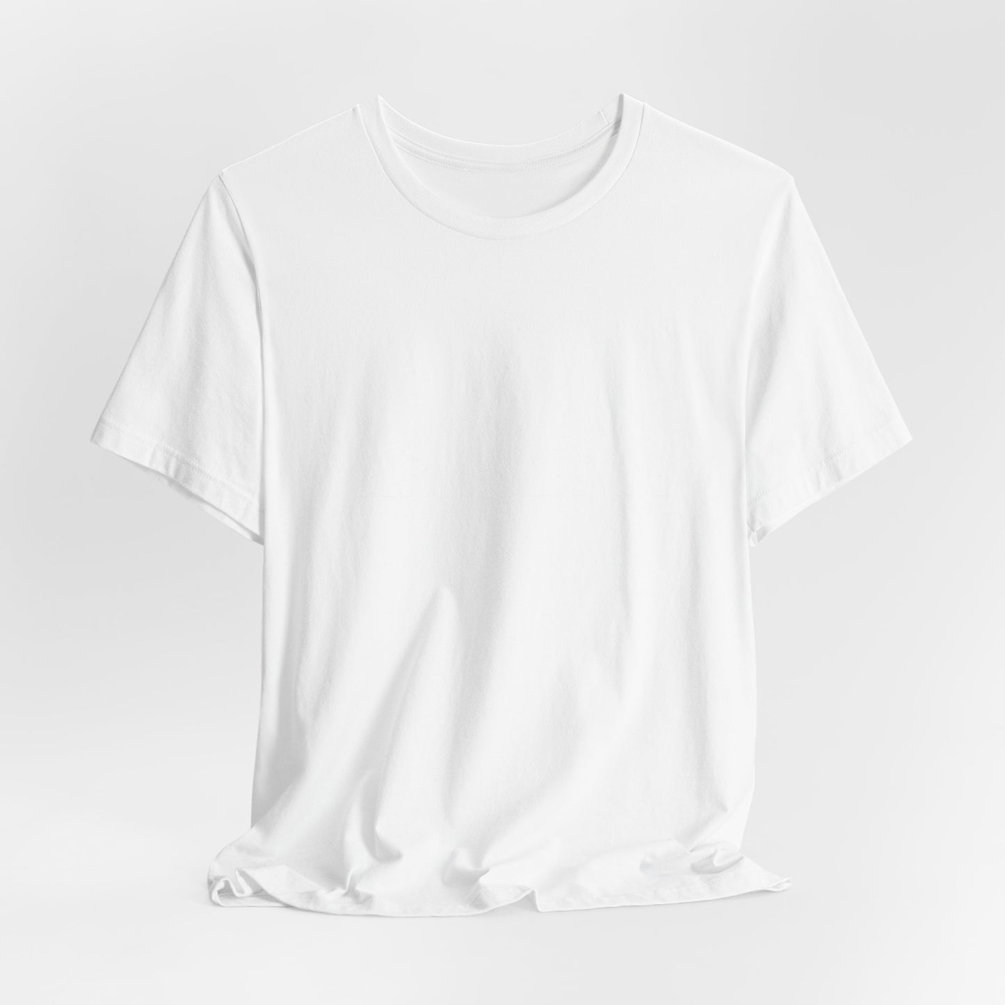 EL-ROI-Classic White Tee — Blank Unisex Jersey Short Sleeve Shirt