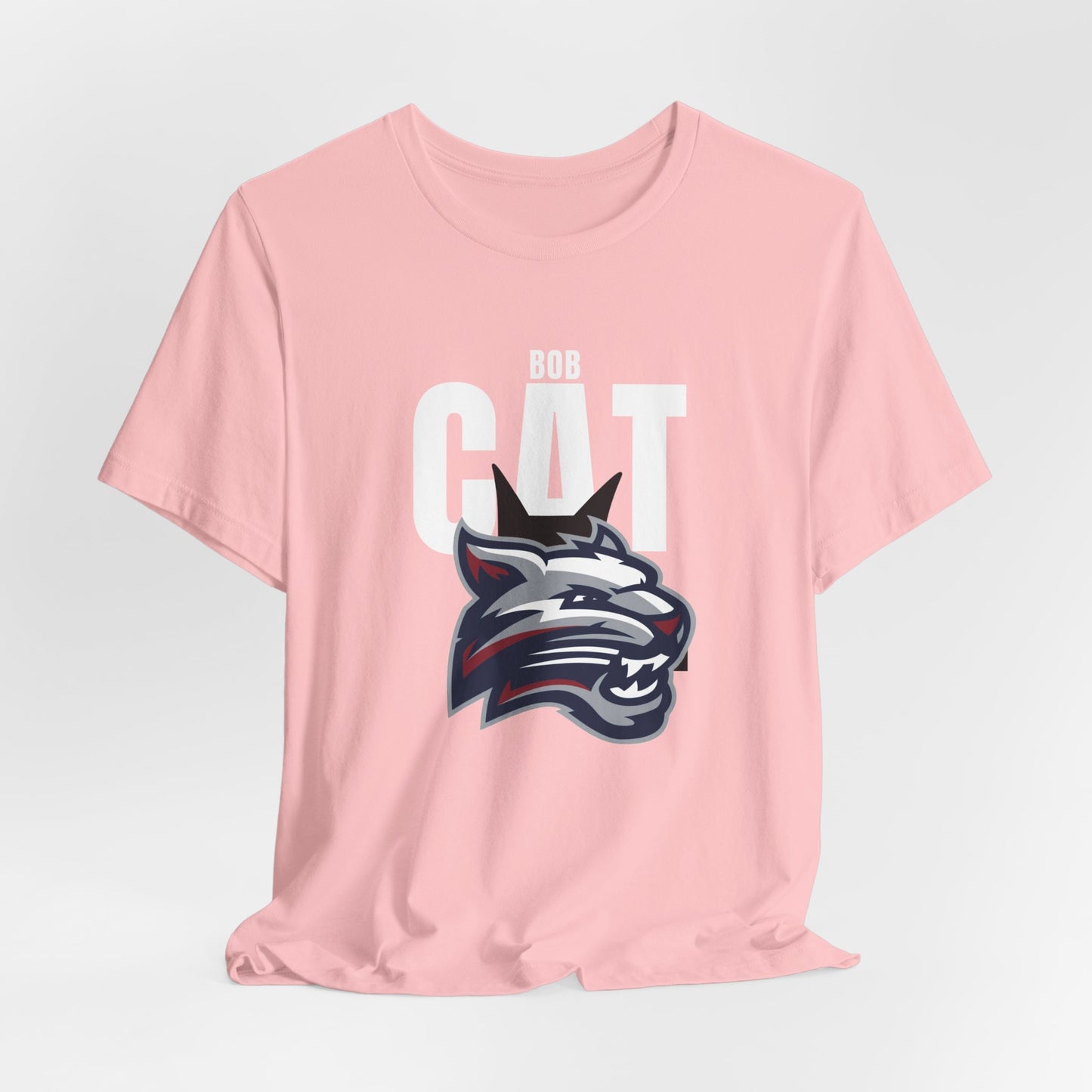 Bobcats Head Graphic Tee — Athletic Mascot T‑Shirt