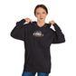 Faith Graphic Hoodie — Minimal Gold Lettering Christian Pullover