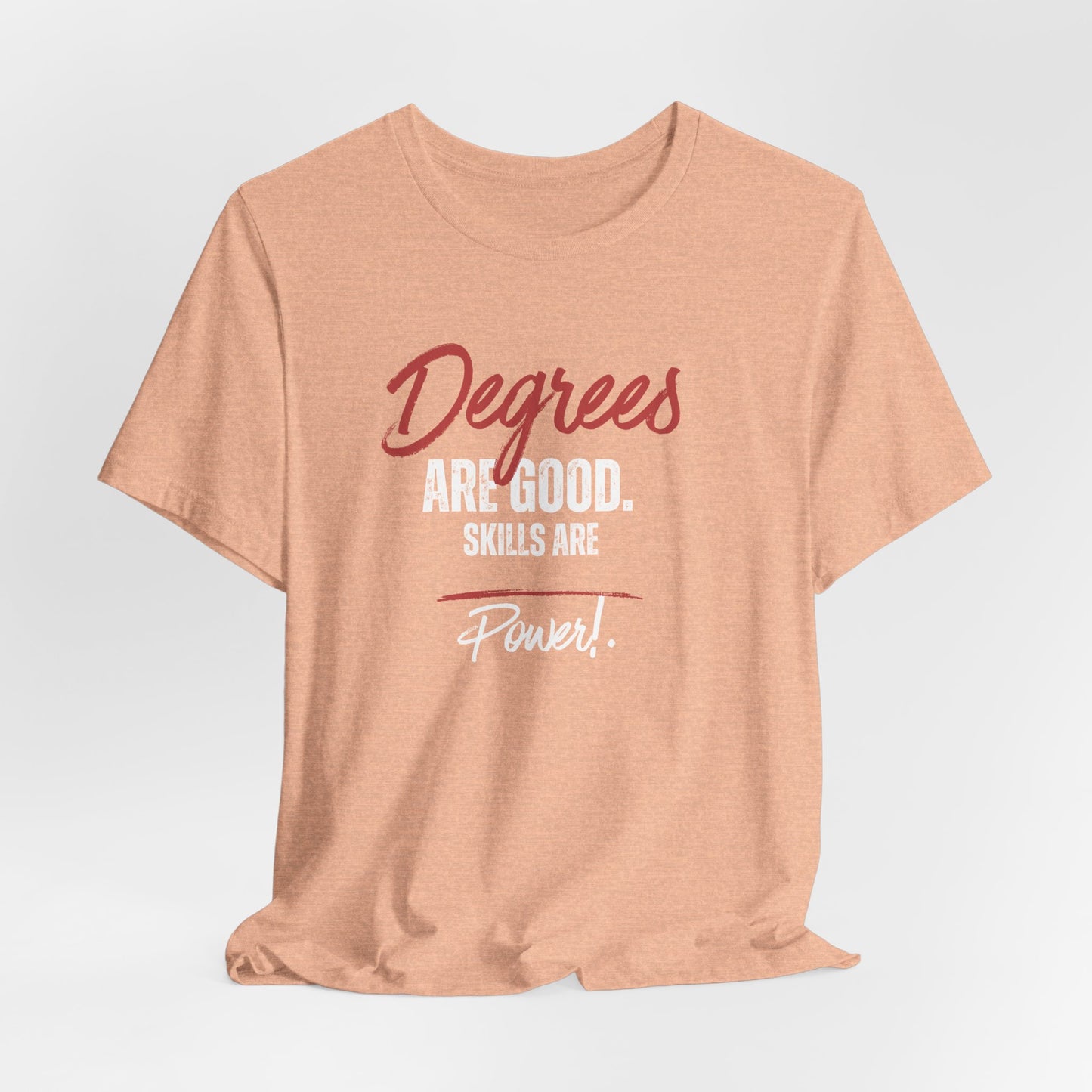 Degrees Script T‑Shirt — Minimal Retro Graphic Tee