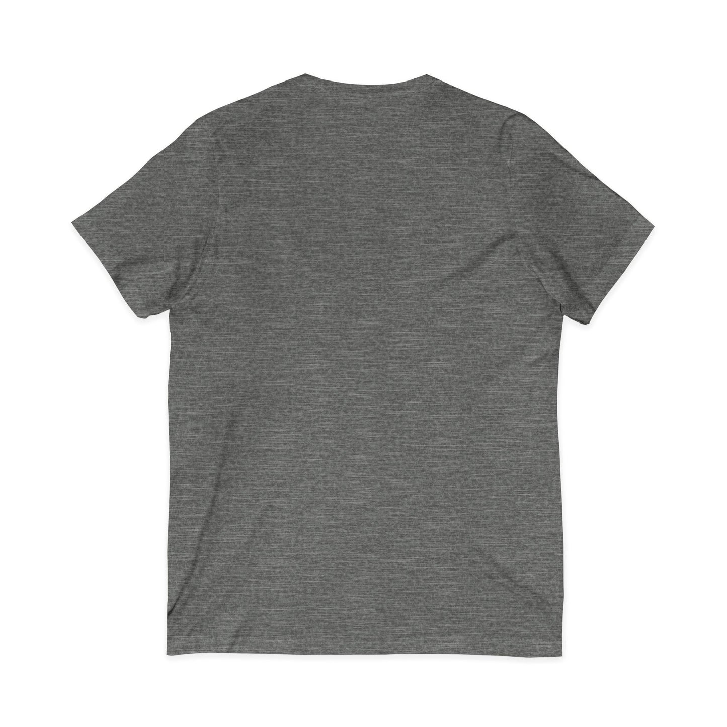 V-Neck Tee — 'Faith without Work is Dead' Vintage Sun Graphic