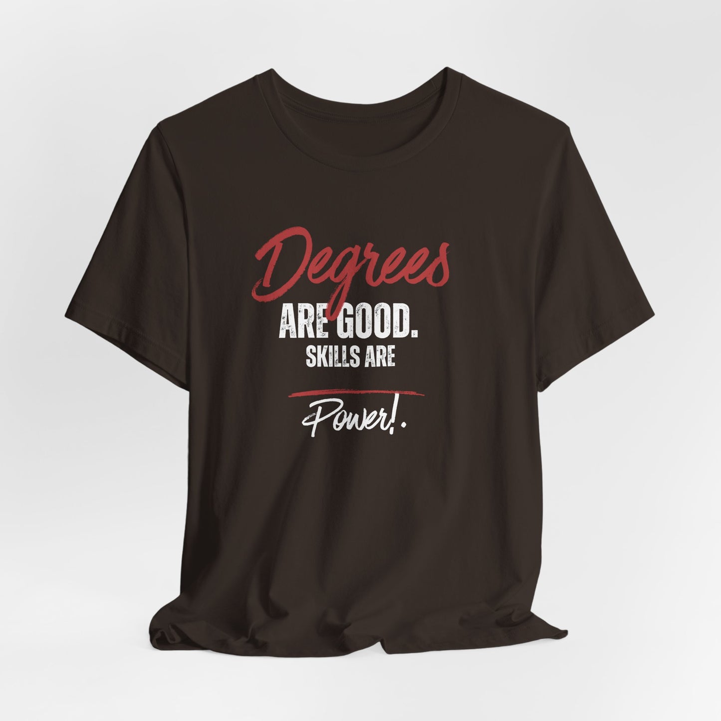 Degrees Script T‑Shirt — Minimal Retro Graphic Tee