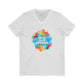 Skilled Called Empowered V-Neck Tee — Inspirational Watercolor Crew Shirt
