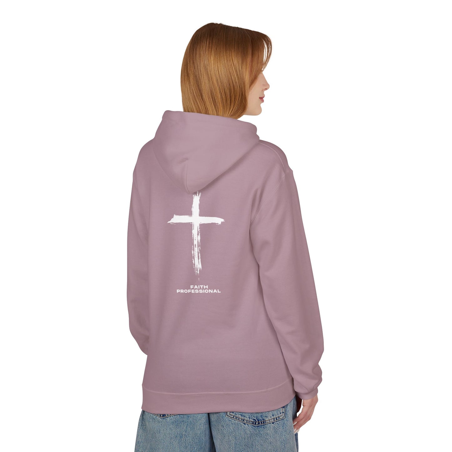 Retro Script "West Coast" White Hoodie — Vintage Stripe Graphic Pullover