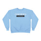 Crewneck Sweatshirt — "Certified by Experience" Minimal Graphic