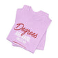 Degrees Script T‑Shirt — Minimal Retro Graphic Tee