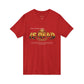 V-Neck Tee — 'Faith without Work is Dead' Vintage Sun Graphic