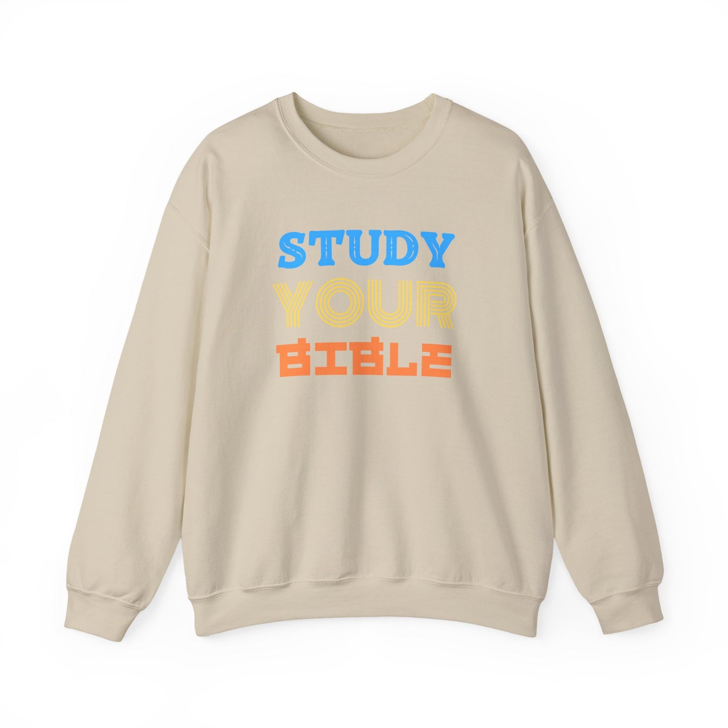 Crewneck Sweatshirt — "Skilled, Called, Empowered" Colorful Watercolor Design