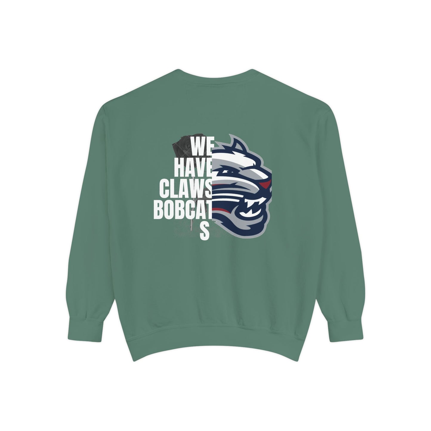 Bobcat Logo Sweatshirt — Retro Distressed Crewneck