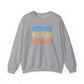 Crewneck Sweatshirt — "Skilled, Called, Empowered" Colorful Watercolor Design