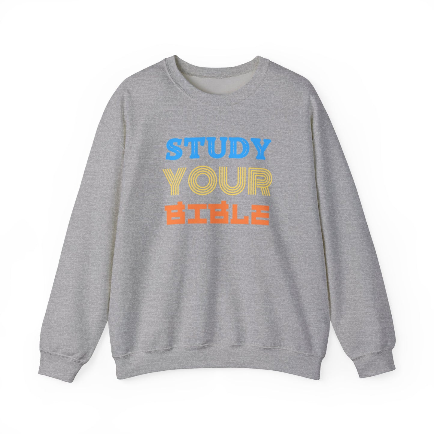 Crewneck Sweatshirt — "Skilled, Called, Empowered" Colorful Watercolor Design