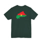 AfriBurkina Faso Flag Fist T-Shirt — Patriotic Map Back Tee