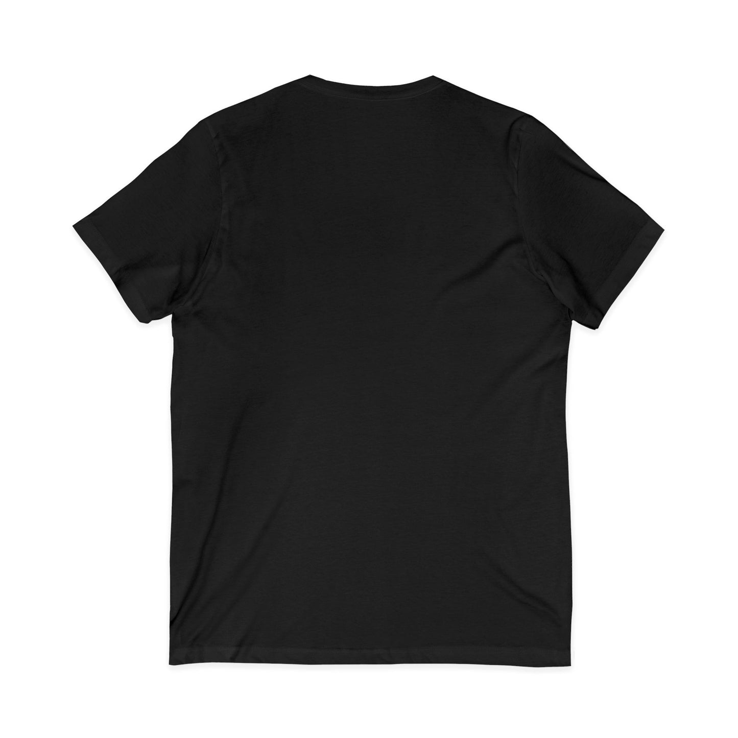V-Neck Tee — 'Faith without Work is Dead' Vintage Sun Graphic