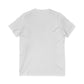 V-Neck Tee — 'Faith without Work is Dead' Vintage Sun Graphic