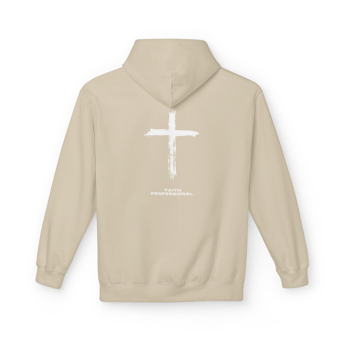 Retro Script "West Coast" White Hoodie — Vintage Stripe Graphic Pullover