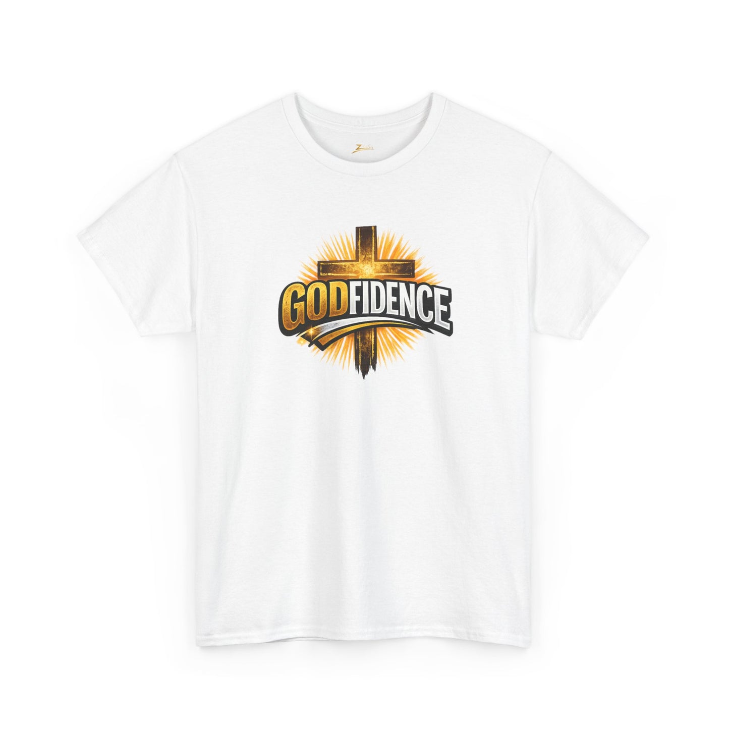 Godfidence Cross T‑Shirt — Christian Faith Graphic Tee
