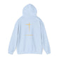 Hoodie — 'Without work is Dead' Gold Baroque Graphic Hooded Sweatshirt
