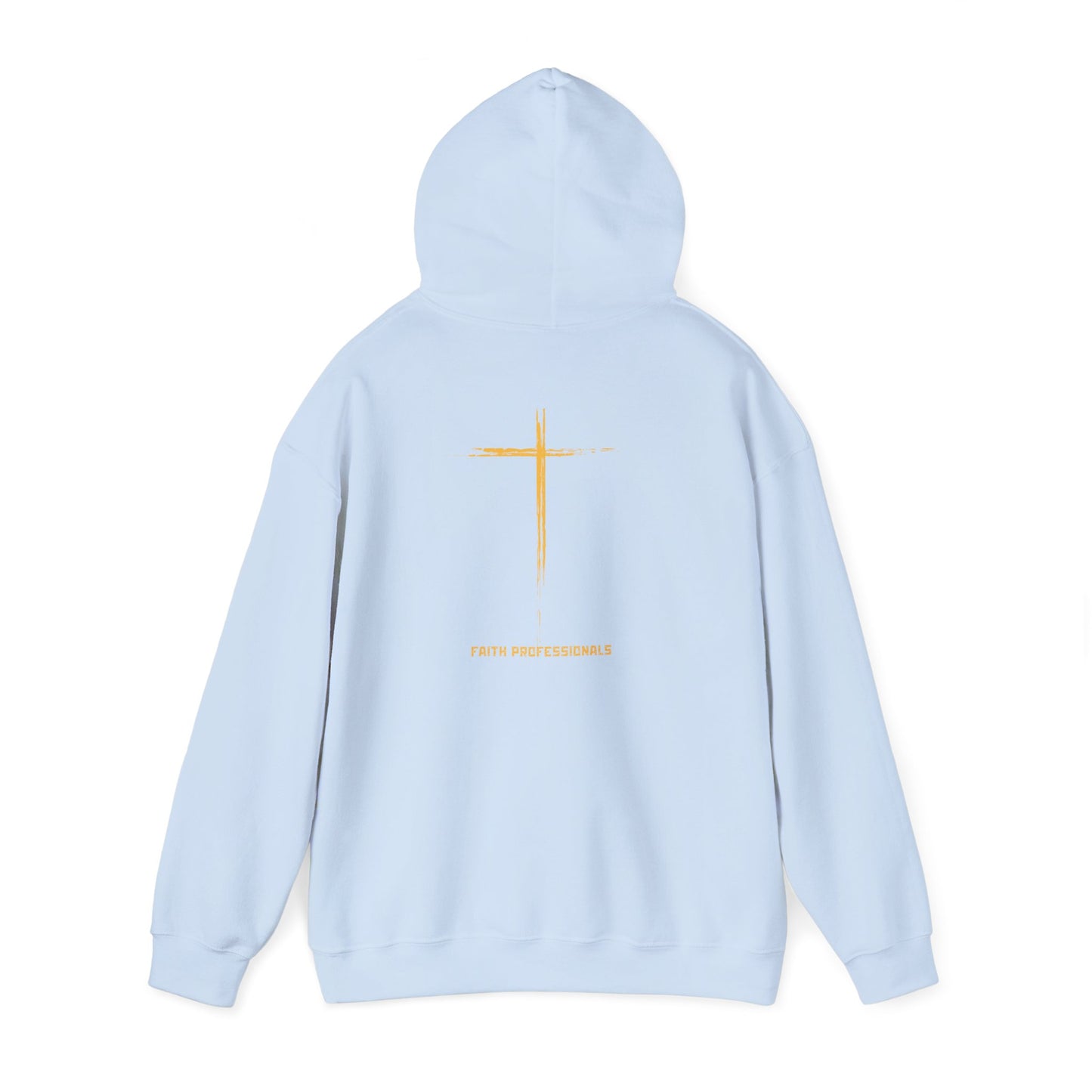 Hoodie — 'Without work is Dead' Gold Baroque Graphic Hooded Sweatshirt