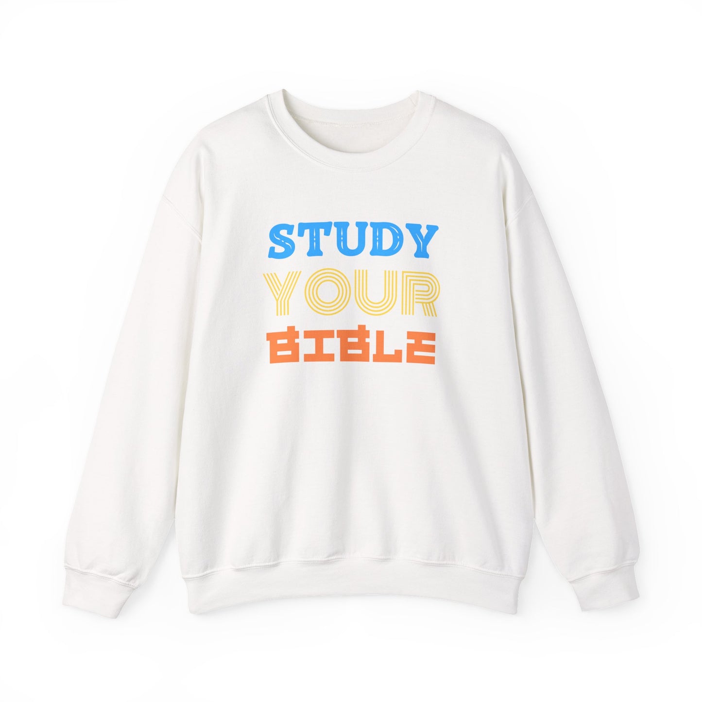 Crewneck Sweatshirt — "Skilled, Called, Empowered" Colorful Watercolor Design