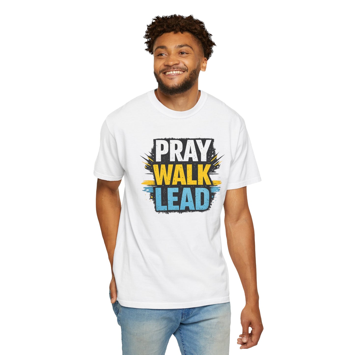 Pray Walk Lead T-Shirt — Inspirational Christian Faith Tee