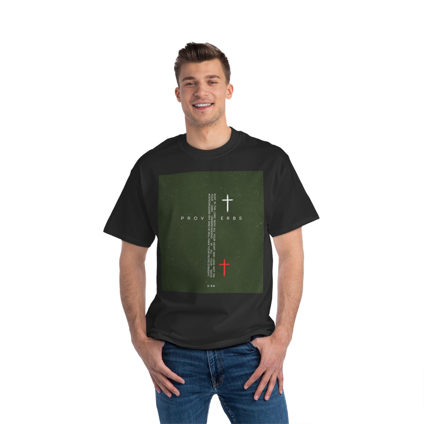 The cross Beefy-T®  Short-Sleeve T-Shirt